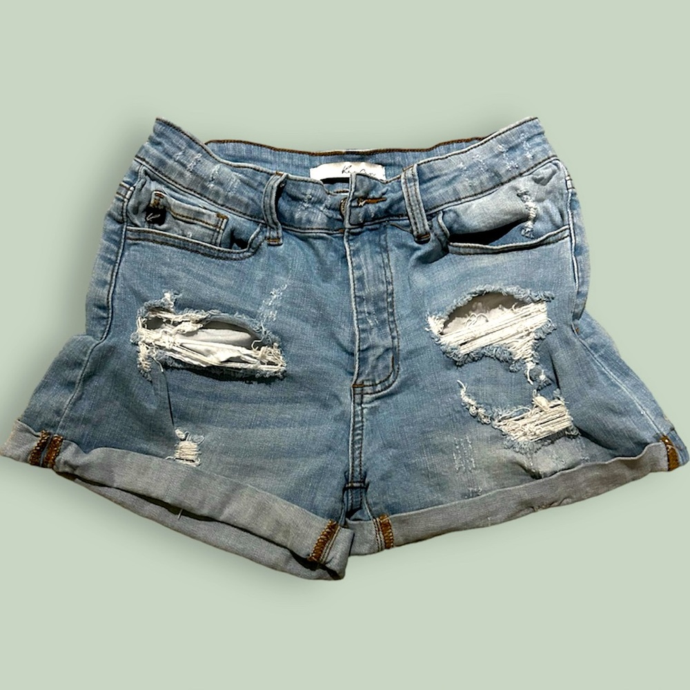 KanCan shorts with frayed holes